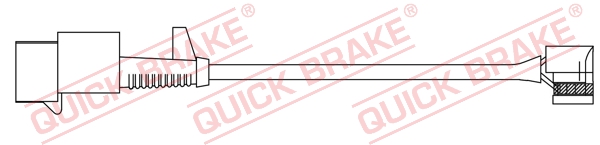 Czujnik zużycia klocka